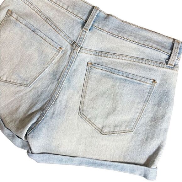 Old Navy rolled bottom jeans shorts light denim size 6 - Picture 6 of 11